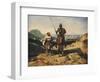 Don Quixote and Sancho-Alexandre Gabriel Decamps-Framed Giclee Print