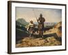 Don Quixote and Sancho-Alexandre Gabriel Decamps-Framed Giclee Print