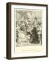 Don Quixote and the Afflicted Matron-Sir John Gilbert-Framed Giclee Print