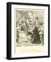 Don Quixote and the Afflicted Matron-Sir John Gilbert-Framed Giclee Print