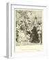 Don Quixote and the Afflicted Matron-Sir John Gilbert-Framed Giclee Print