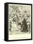 Don Quixote and the Afflicted Matron-Sir John Gilbert-Framed Stretched Canvas