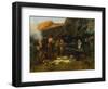 Don Quixote and the Goat Herders, 1870-Anton Alexander von Werner-Framed Giclee Print