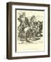 Don Quixote and the Strolling Players-Sir John Gilbert-Framed Giclee Print