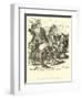 Don Quixote and the Strolling Players-Sir John Gilbert-Framed Giclee Print