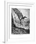 Don Quixote and the Windmill-Gustave Doré-Framed Art Print