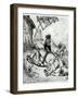 Don Quixote and the Windmills, from Don Quixote de La Mancha by Miguel Cervantes-Gustave Doré-Framed Giclee Print