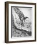 Don Quixote and the Windmills, from 'Don Quixote de la Mancha' by Miguel Cervantes-Gustave Doré-Framed Giclee Print