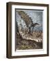 Don Quixote and the Windmills-Stefano Bianchetti-Framed Giclee Print