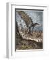 Don Quixote and the Windmills-Stefano Bianchetti-Framed Giclee Print