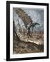 Don Quixote and the Windmills-Stefano Bianchetti-Framed Giclee Print