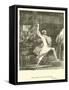 Don Quixote and the Wine-Skins-Sir John Gilbert-Framed Stretched Canvas