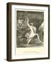 Don Quixote and the Wine-Skins-Sir John Gilbert-Framed Giclee Print