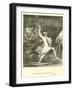 Don Quixote and the Wine-Skins-Sir John Gilbert-Framed Giclee Print