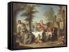 Don Quixote at the Inn-Charles Antoine Coypel-Framed Stretched Canvas