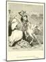 Don Quixote Attacked by the Bearer-Sir John Gilbert-Mounted Giclee Print