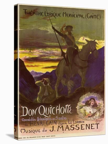 Don Quixote, c.1910-Georges Antoine Rochegrosse-Stretched Canvas