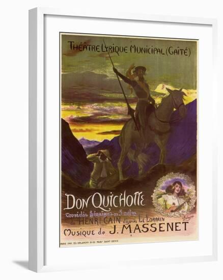 Don Quixote, c.1910-Georges Antoine Rochegrosse-Framed Giclee Print