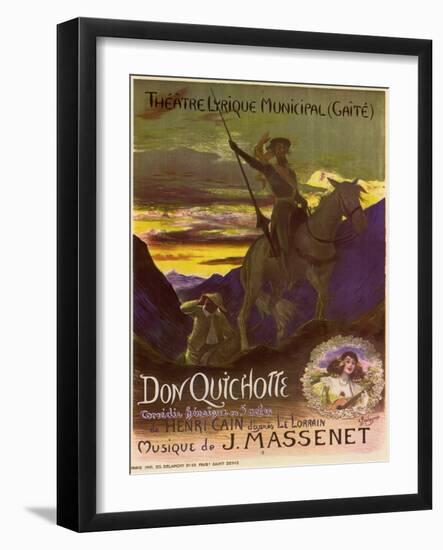 Don Quixote, c.1910-Georges Antoine Rochegrosse-Framed Giclee Print