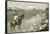 Don Quixote C1910-Chris Hellier-Framed Stretched Canvas