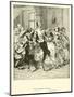 Don Quixote Dancing-Sir John Gilbert-Mounted Giclee Print