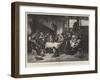 Don Quixote Discoursing Upon Arms and Letters to the Company at the Inn-Sir John Gilbert-Framed Giclee Print