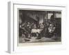 Don Quixote Discoursing Upon Arms and Letters to the Company at the Inn-Sir John Gilbert-Framed Giclee Print