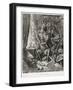 Don Quixote in His Library, Engraved by Heliodore Joseph Pisan (1822-90) C.1868-Gustave Doré-Framed Giclee Print