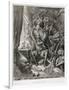 Don Quixote in His Library, Engraved by Heliodore Joseph Pisan (1822-90) C.1868-Gustave Doré-Framed Giclee Print