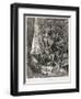 Don Quixote in His Library, Engraved by Heliodore Joseph Pisan (1822-90) C.1868-Gustave Doré-Framed Premium Giclee Print