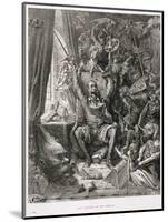 Don Quixote in His Library, Engraved by Heliodore Joseph Pisan (1822-90) C.1868-Gustave Doré-Mounted Premium Giclee Print