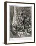 Don Quixote in His Library, Engraved by Heliodore Joseph Pisan (1822-90) C.1868-Gustave Doré-Framed Premium Giclee Print