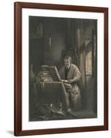 Don Quixote in His Study, 1831-Richard Parkes Bonington-Framed Giclee Print