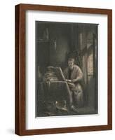 Don Quixote in His Study, 1831-Richard Parkes Bonington-Framed Giclee Print