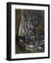 Don Quixote in His Study-Stefano Bianchetti-Framed Giclee Print