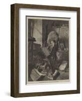 Don Quixote in His Study-Adolf Schreyer-Framed Giclee Print