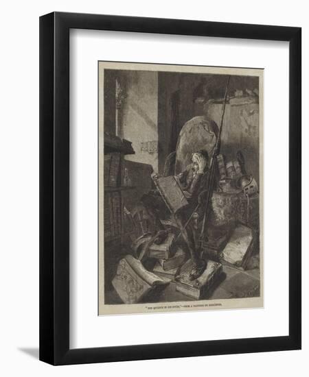 Don Quixote in His Study-Adolf Schreyer-Framed Giclee Print