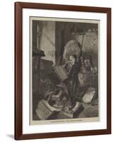 Don Quixote in His Study-Adolf Schreyer-Framed Giclee Print