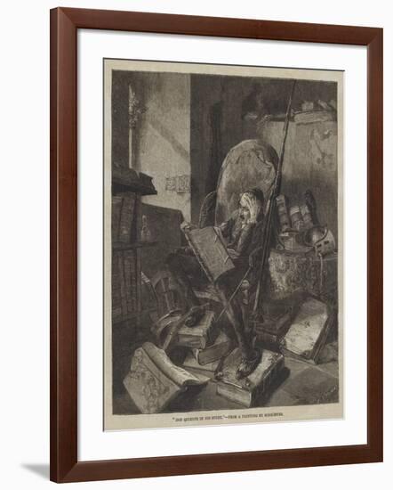 Don Quixote in His Study-Adolf Schreyer-Framed Giclee Print