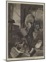 Don Quixote in His Study-Adolf Schreyer-Mounted Giclee Print