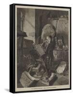 Don Quixote in His Study-Adolf Schreyer-Framed Stretched Canvas