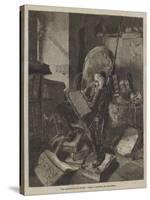 Don Quixote in His Study-Adolf Schreyer-Stretched Canvas