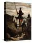 Don Quixote in the Mountains-Honoré Daumier-Stretched Canvas
