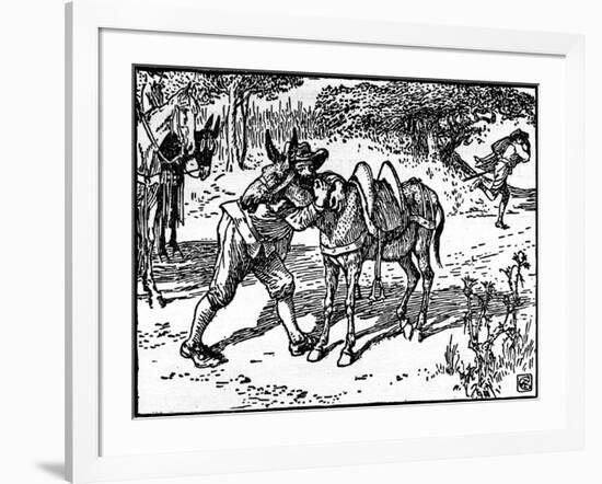 Don Quixote of the Mancha by Walter Crane-Walter Crane-Framed Giclee Print