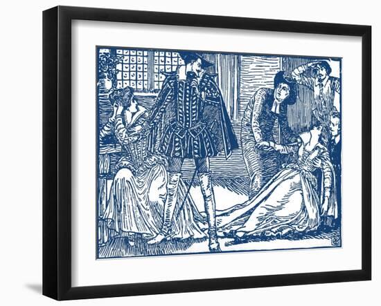 Don Quixote of the Mancha by Walter Crane-Walter Crane-Framed Giclee Print