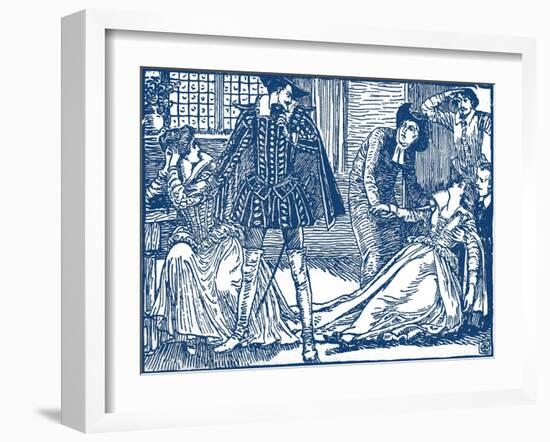 Don Quixote of the Mancha by Walter Crane-Walter Crane-Framed Giclee Print