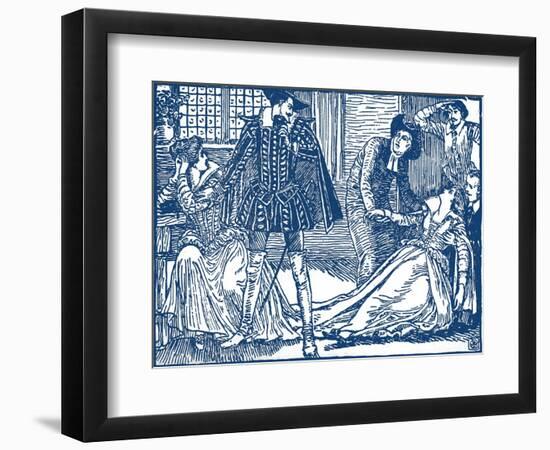 Don Quixote of the Mancha by Walter Crane-Walter Crane-Framed Giclee Print