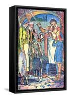 Don Quixote of the Mancha by Walter Crane-Walter Crane-Framed Stretched Canvas