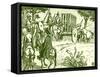 Don Quixote of the Mancha by Walter Crane-Walter Crane-Framed Stretched Canvas