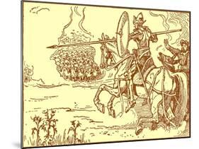 Don Quixote of the Mancha by Walter Crane-Walter Crane-Mounted Giclee Print